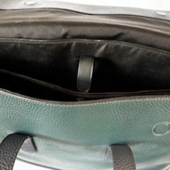 Coach leather Briefcase "Forest Midnight" with shoulder strap NWT - Picture 7 of 11